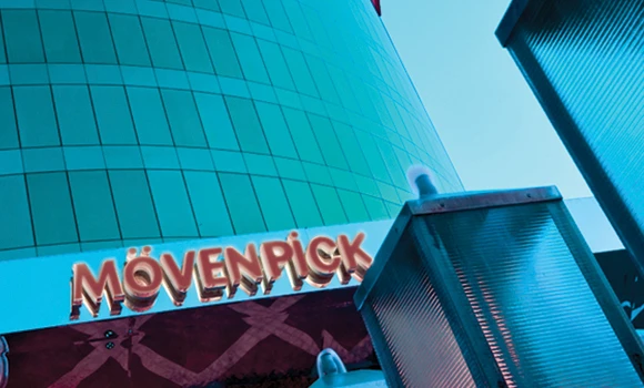 Movenpick guests savor food with football