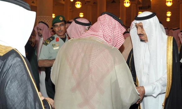 Prince Salman attends Prince Muhammad’s funeral
