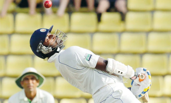 Perera puts Sri Lanka on top
