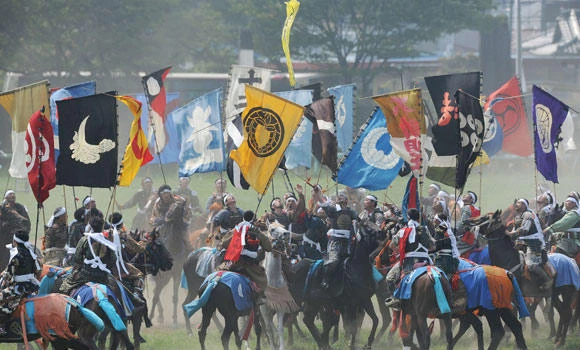 Samurai festival returns to disaster-hit Japan