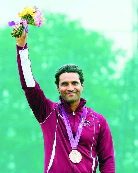 Qatari steers himself to skeet bronze