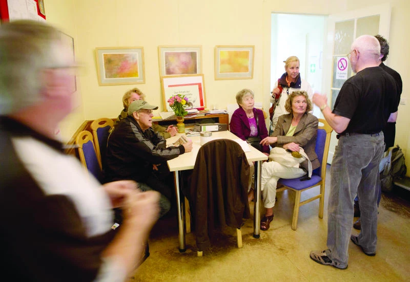 Berlin’s oldest squatters takea stand for their social club
