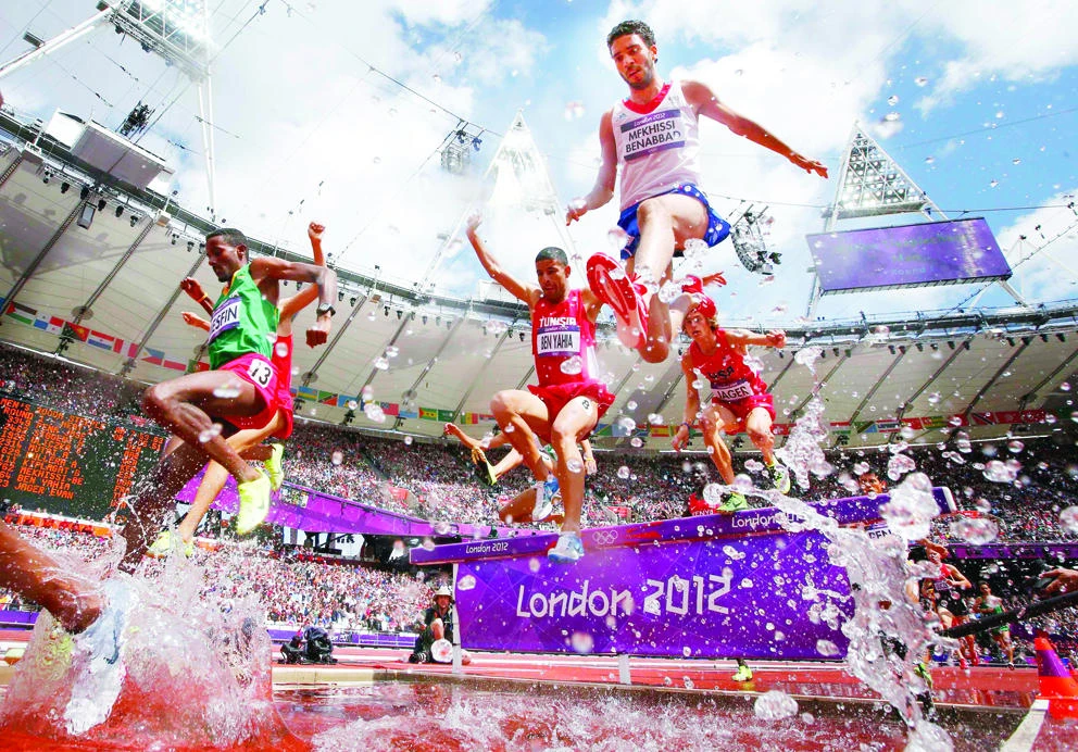 First day of athletics thrills packed arena