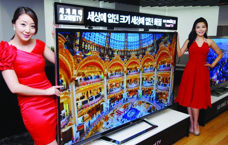 LG releases ‘world’s largest’ ultra-definition TV