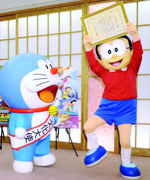 Robot cat Doraemon receives residency in Japan city