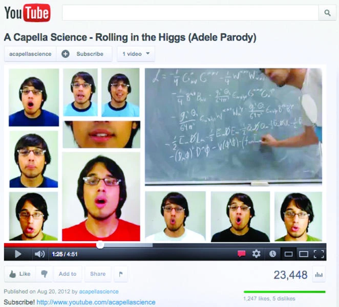 Higgs boson-inspired parody provides musical spin