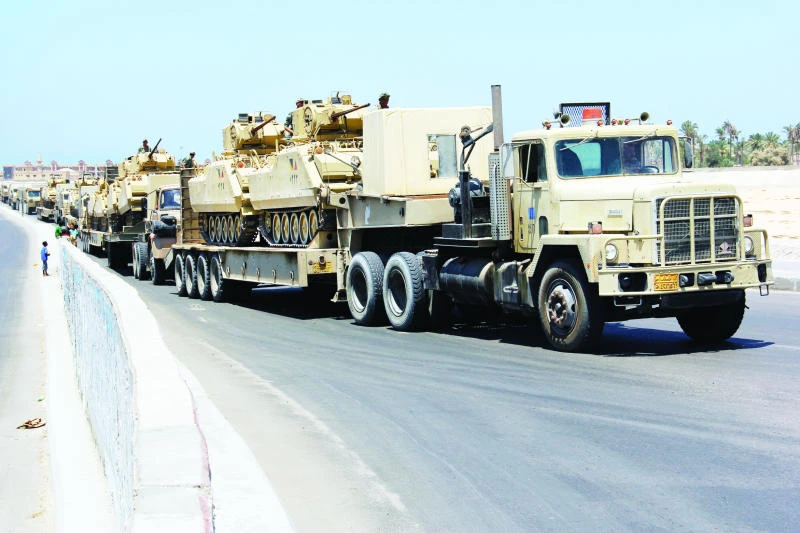 Egypt says 11 terrorists killed in Sinai