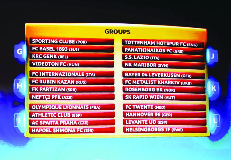 Holders Atletico handed kind Europa League draw