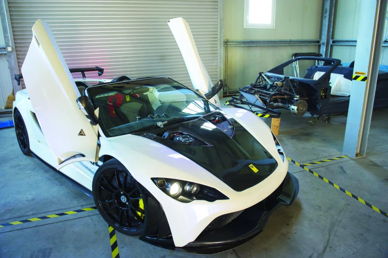 Slovenian supercar maker hits the road in style