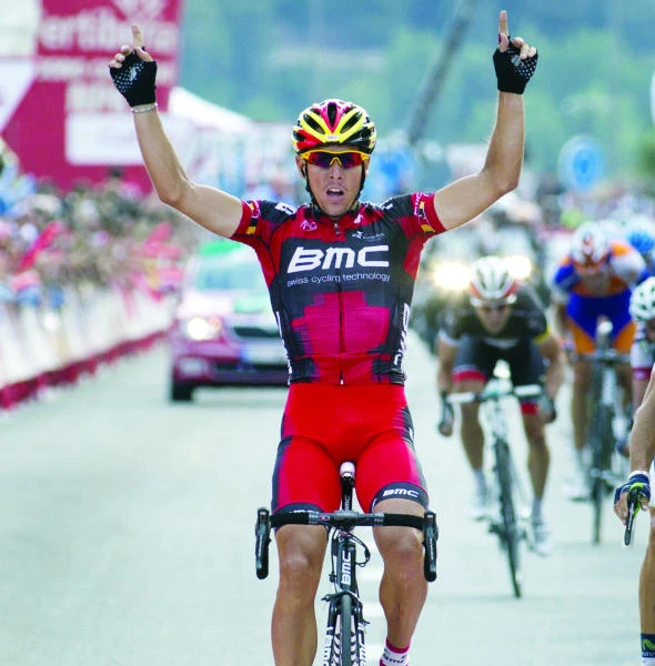 Gilbert wins Vuelta leg; Valverde gains on leader