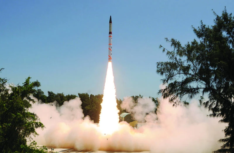 India test-fires long-range missile