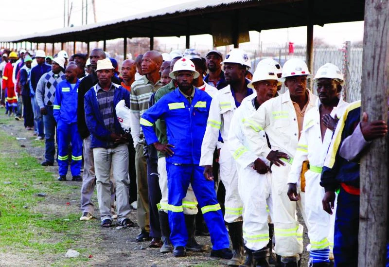 Strikers at South Africa mine return to work