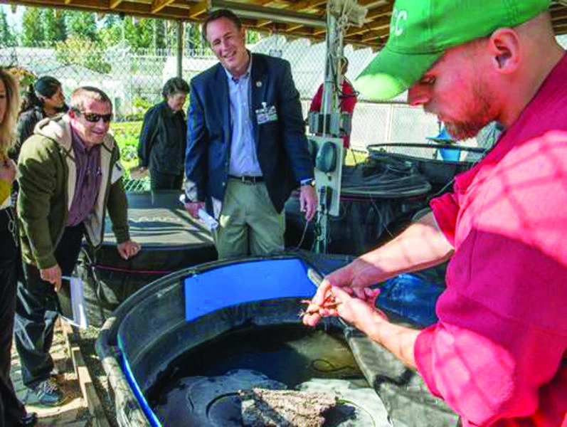 US prison inmates work to save rare frogs and flowers