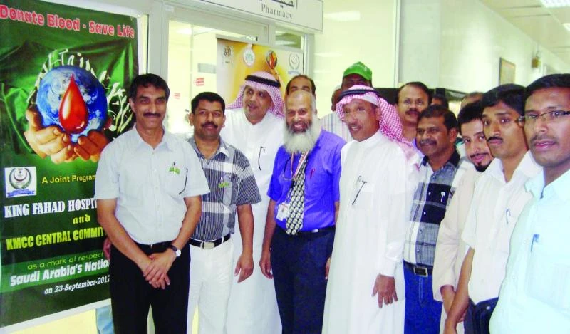 KMCC volunteers donate blood to mark National Day