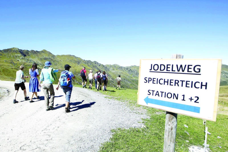 Yodelling all the way in the Alps