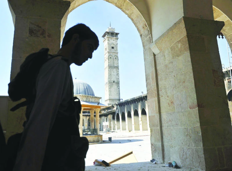 Assad’s troops damage historic mosque