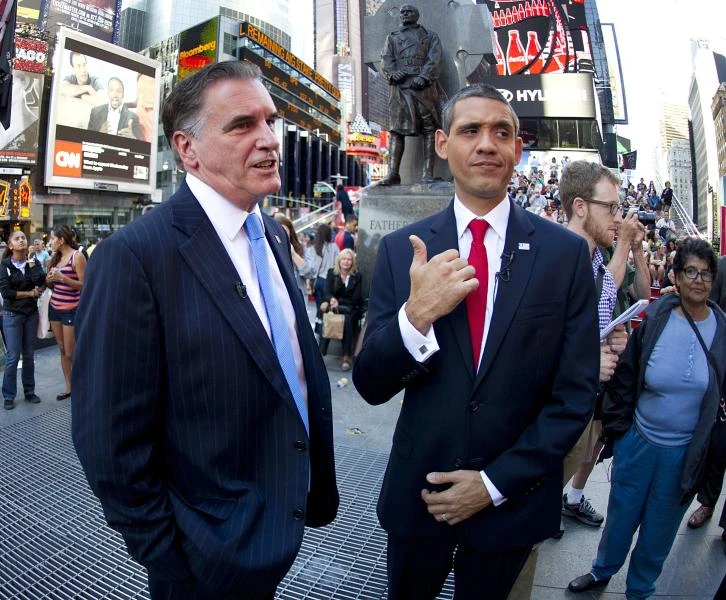 For Obama, Romney fakes, election drama is real