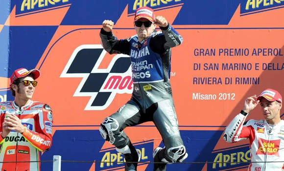 Lorenzo wins San Marino Grand Prix, Pedrosa out