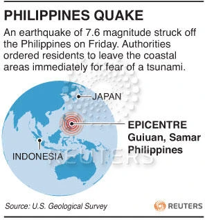 Thousands return home after Philippine quake