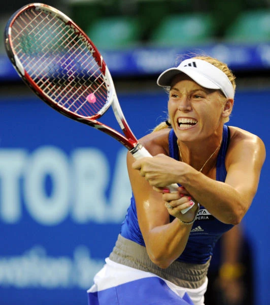 Rain break rescues Wozniacki in Tokyo