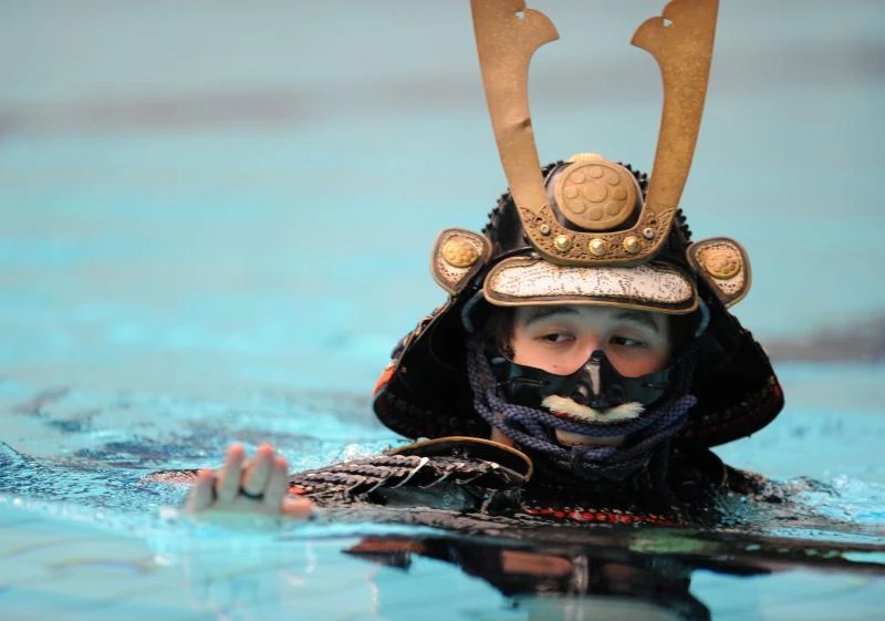 Swimming the hard way in Japan
