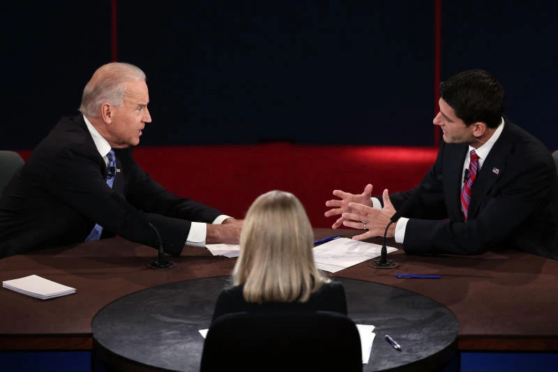 Biden comes out swinging in testy debate with Ryan