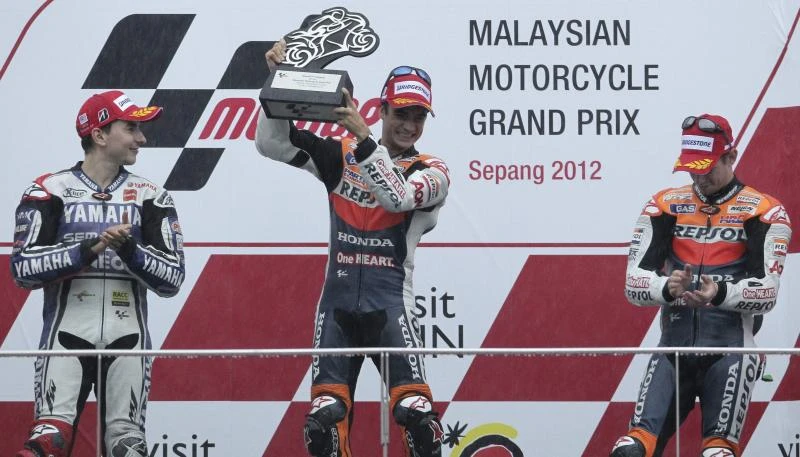 Pedrosa weathers storm to win Malaysia Grand Prix