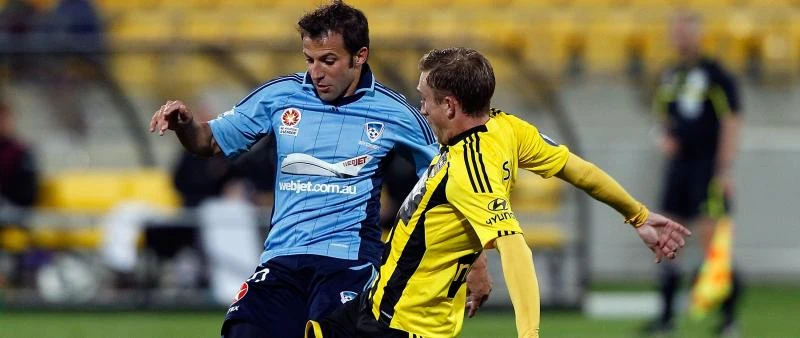 Del Piero makes quiet A-League debut