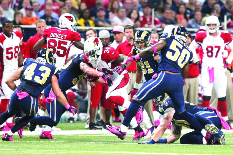 Rams hand Cardinals first loss