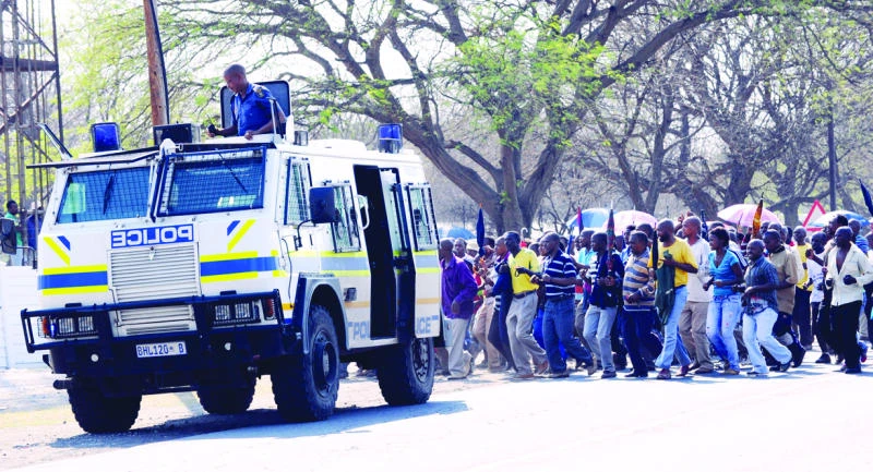 S. African miners rally after 12,000 sacked