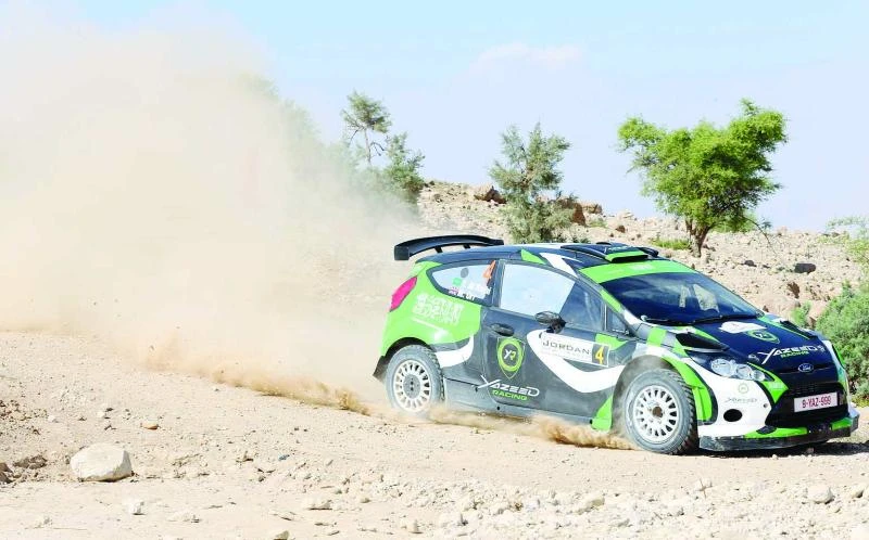 Al-Attiyah leads after thrilling day one of Jordan Rally