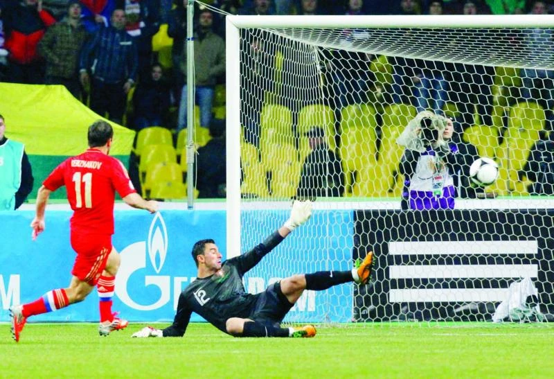 Russia stuns Portugal in World Cup qualifier to top group