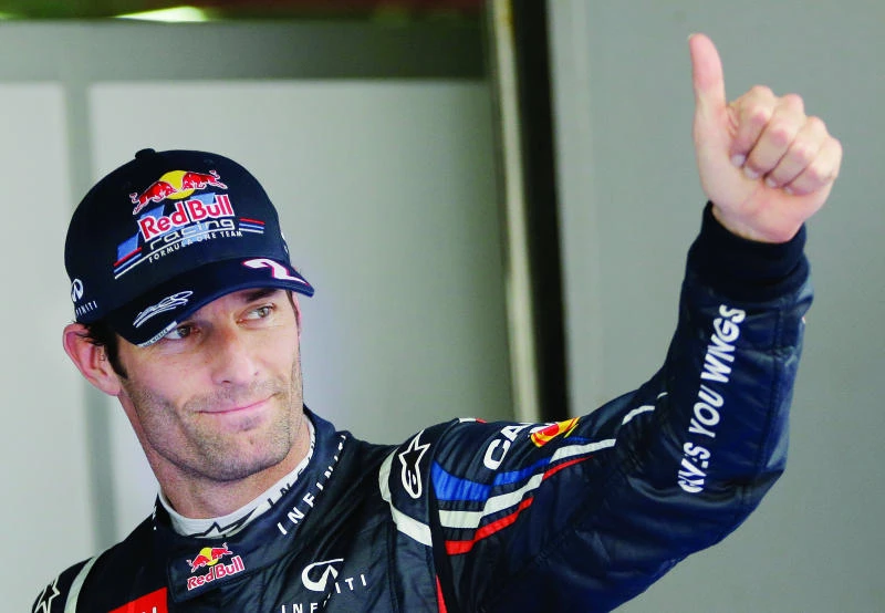 Webber takes pole in Red Bull lock-out