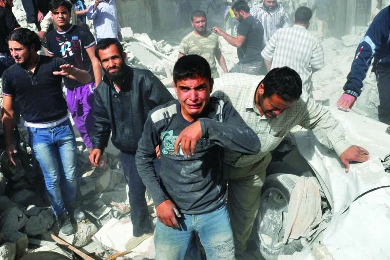 Airstrike kills 44 in northwest Syria