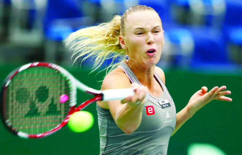 Wozniacki dethrones Cibulkova in Moscow
