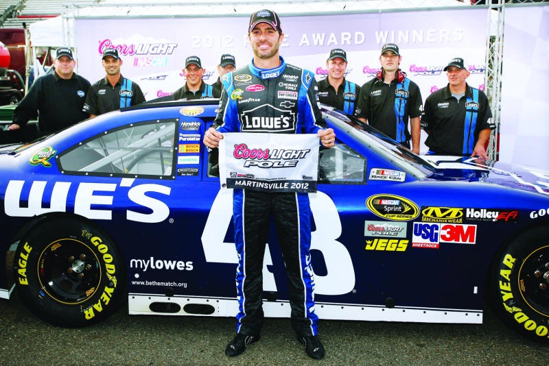 Johnson clinches pole; Keselowski to start 32nd