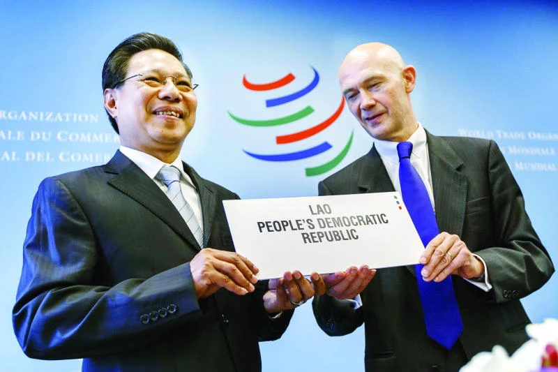 Laos accepted into WTO