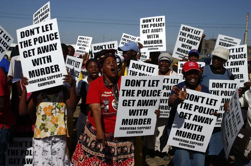 South Africa state workers join strike bandwagon