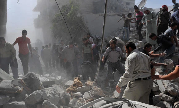 Airstrikes in northern Syria kill more than 20