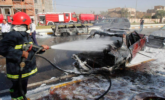 Car bombs, shootings kill 10 in Iraq