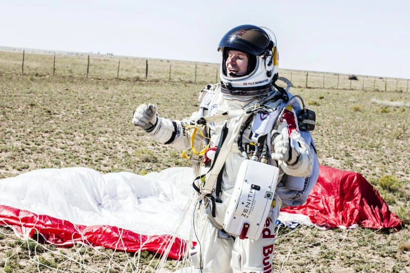 Fearless Felix, the big fall and social media