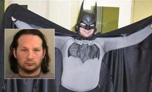 ‘Batman’ charged with obstructing police in US