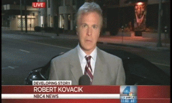 News reporter caught in cockroach scare live on TV