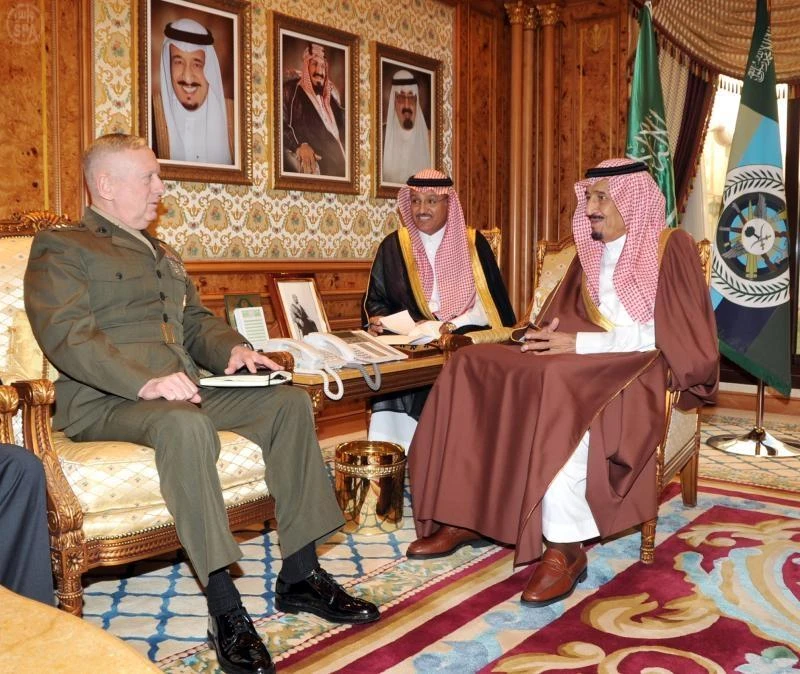Crown Prince Salman receives commander of US central command
