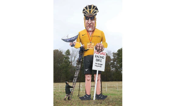 Armstrong effigy to go up in flames on English bonfire