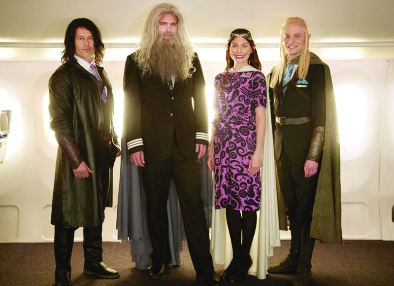 Hobbits take to the air in safety video