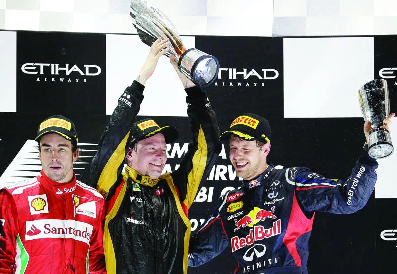 Raikkonen triumphs, Vettel clings to championship lead