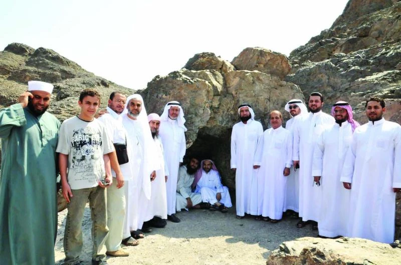 Pilgrims visit historical sites