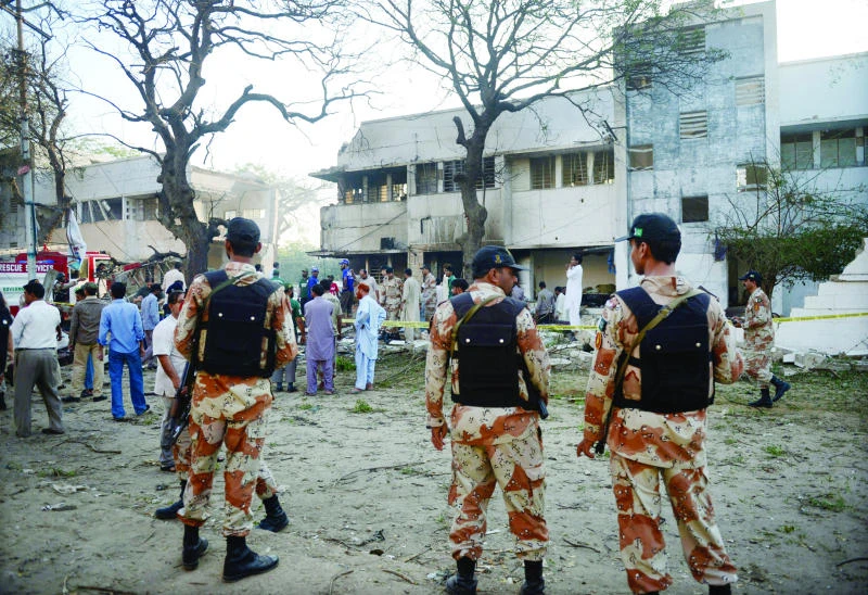 Two killed in Karachi suicide attack