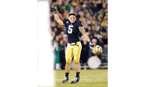 Notre Dame 1 win away from BCS title game